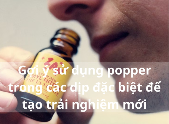 Gợi ý sử dụng popper trong các dịp đặc biệt để tạo trải nghiệm mới