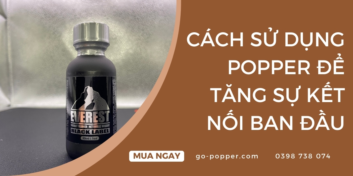 Cách sử dụng popper để tăng sự kết nối ban đầu