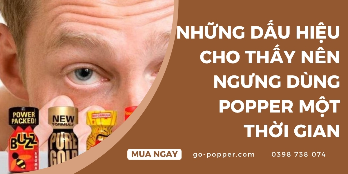 Dấu hiệu tâm lý và hành vi cần ngưng sử dụng Popper