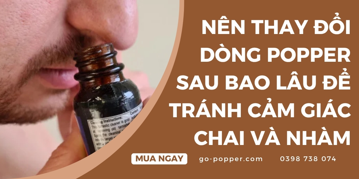 Khoảng thời gian đề xuất để thay đổi dòng Popper
