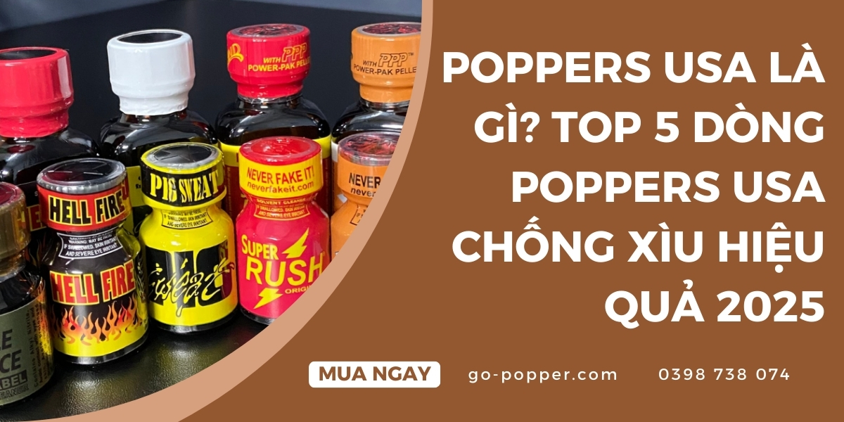 Lưu ý khi sử dụng Poppers USA