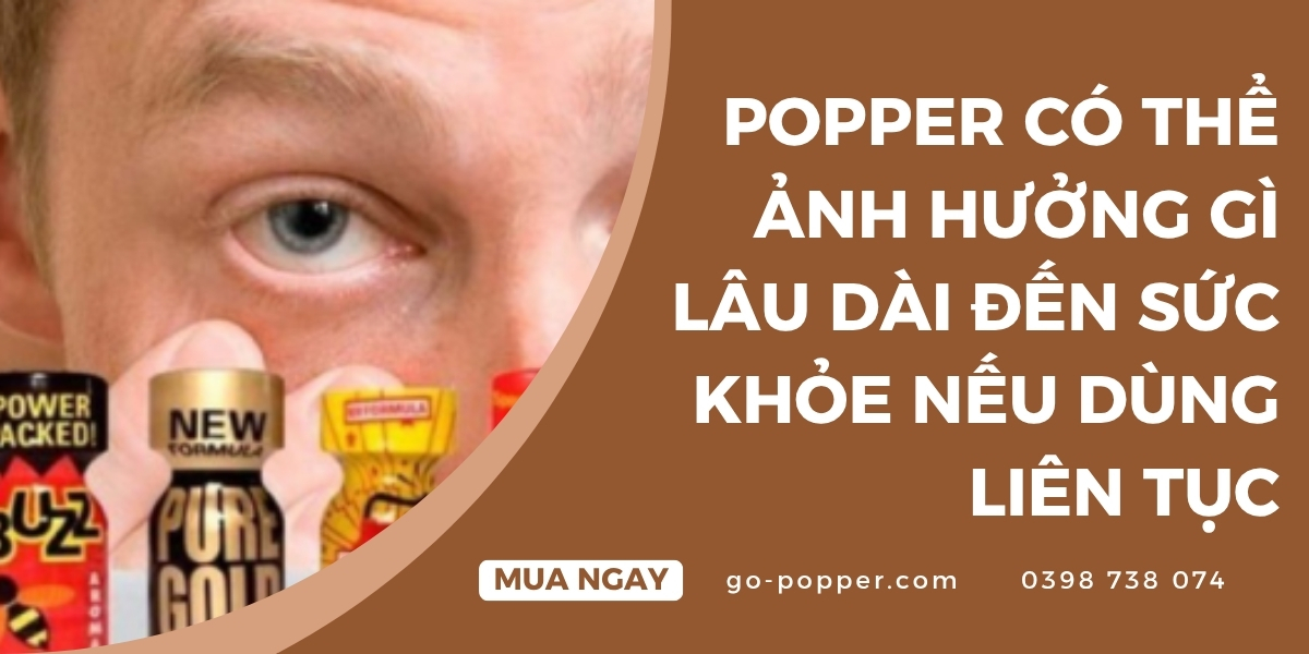 Tác động ngắn hạn của Popper đến sức khỏe