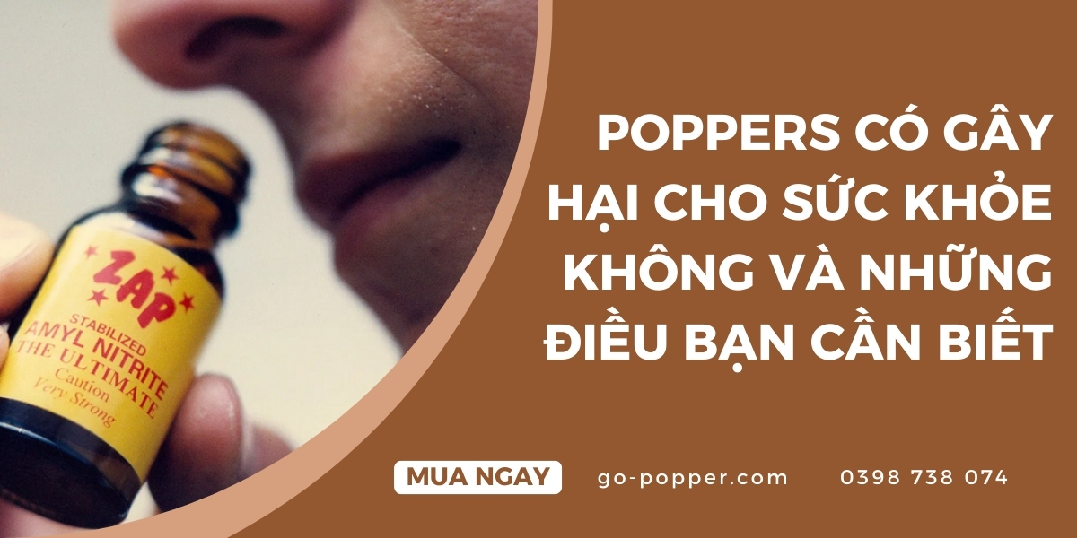 Tác dụng tích cực mà poppers mang lại
