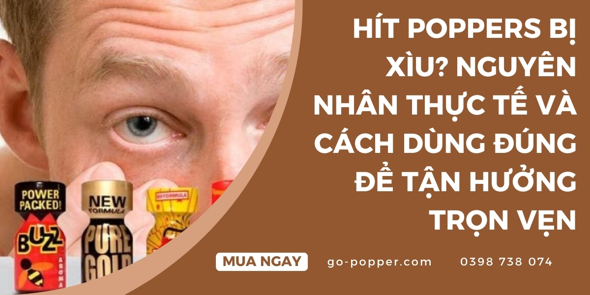 Tác hại nếu tình trạng xìu kéo dài khi dùng popper