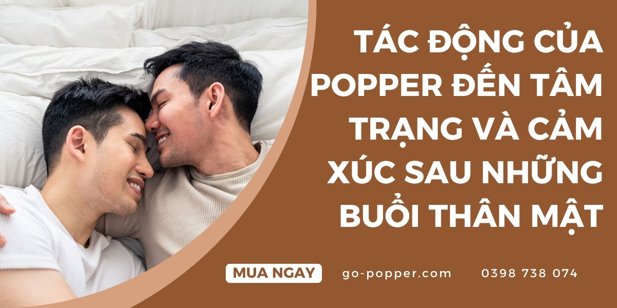 Vai trò của popper trong những buổi thân mật